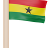 ghana flag emoji 3d