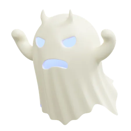 Ghost 3 D Icon Halloween Illustration 3D Icon