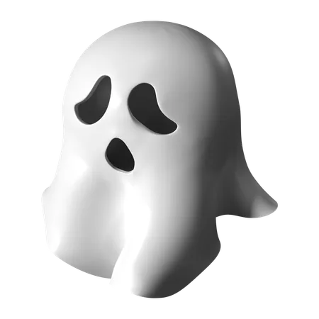 This Is Ghost 3 D Render Illustration Icon It Comes As A High Resolution PNG File Isolated On A Transparent Background The Available 3 D Model File Formats Include BLEND OBJ FBX And GLTF 3D Icon