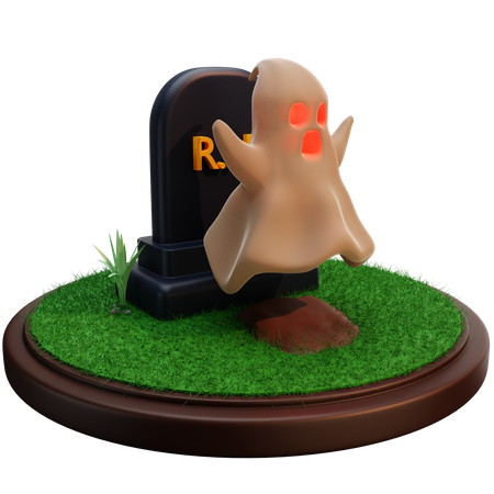 Ghost  3D Illustration