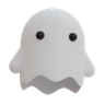3d ghost logo