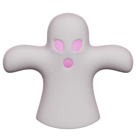 3 D Ghost Illustration 3D Icon