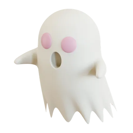 3 D Ghost Illustration 3D Icon