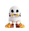Ghost Bring Pumpkin