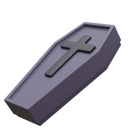 Ghost Coffin Of Halloween Day  3D Icon