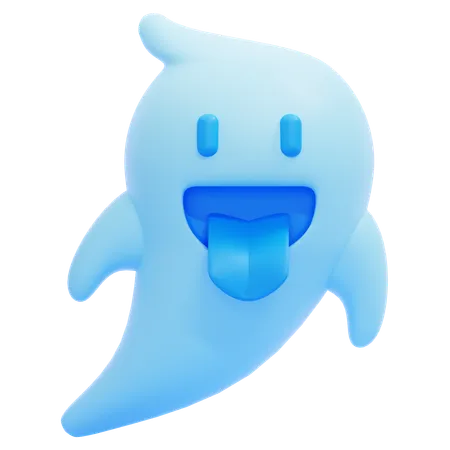 Ghost Emoji  3D Icon