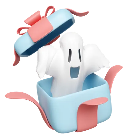 Ghost From Gift  3D Icon