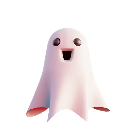 These Are 3 D Ghost Halloween Icons Commonly Used In Design And Games 3D Icon