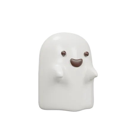 Ghost Halloween  3D Icon