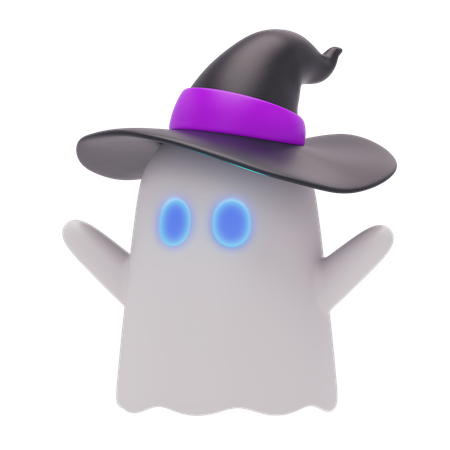 Ghost Hat 3D Icon