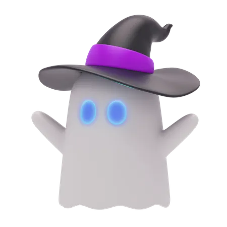 Ghost Hat  3D Icon