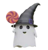 Ghost holding candy