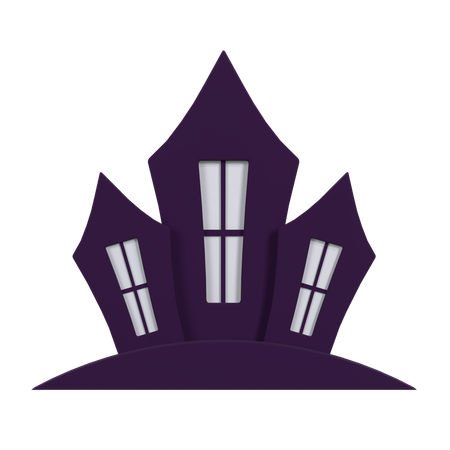 Ghost House  3D Icon