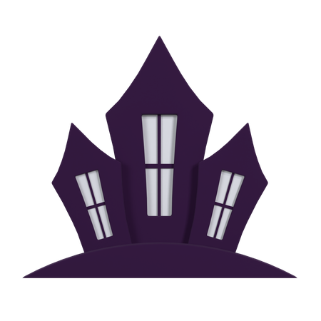 Ghost House  3D Icon