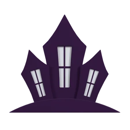 Ghost House  3D Icon