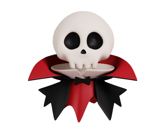 Ghost In Vampire Cloth  3D Icon