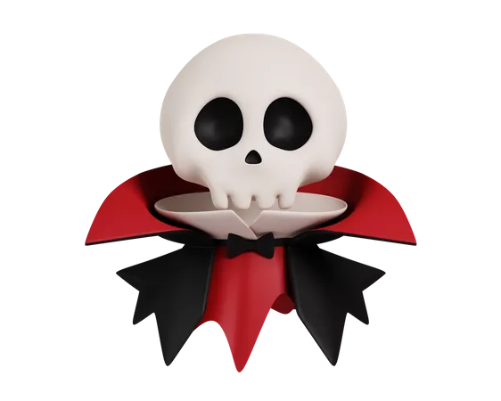 Ghost In Vampire Cloth  3D Icon