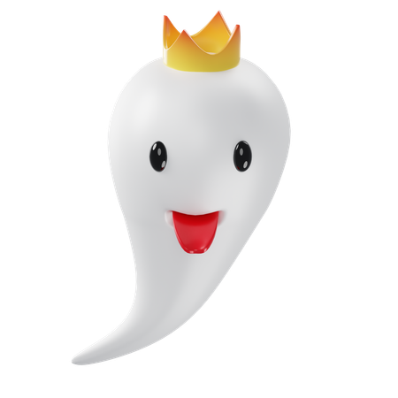 Ghost King Doodle  3D Icon