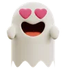 Ghost Love Emoticon