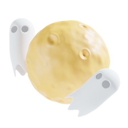 Ghost night  3D Icon