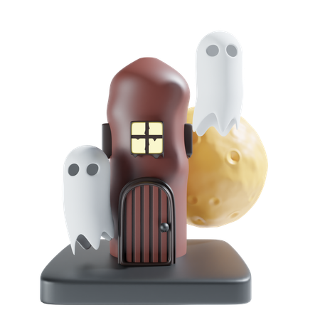 Ghost night  3D Icon