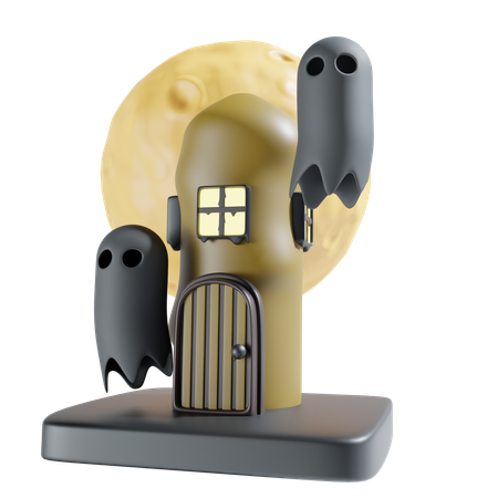 Ghost night  3D Icon