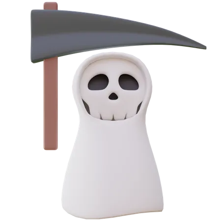 Ghost Of Halloween Day  3D Icon