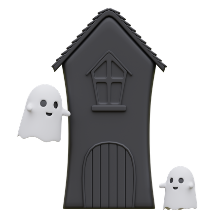 Ghost of Halloween Day  3D Icon