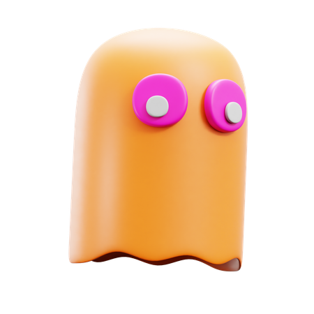 Ghost pacman  3D Icon