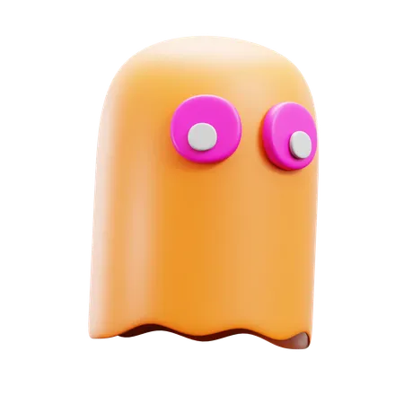 Ghost pacman  3D Icon