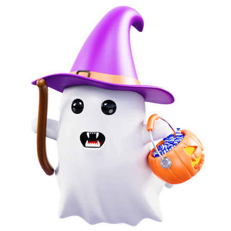 Ghost Party  3D Icon