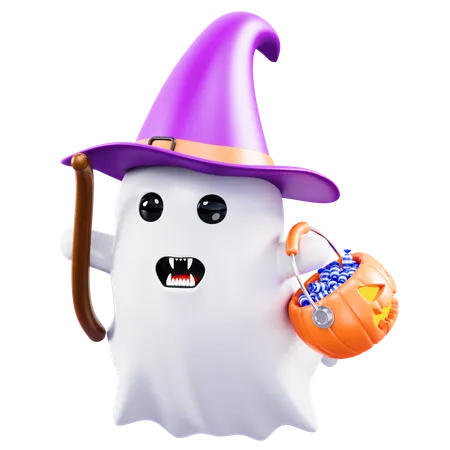 Ghost Party  3D Icon