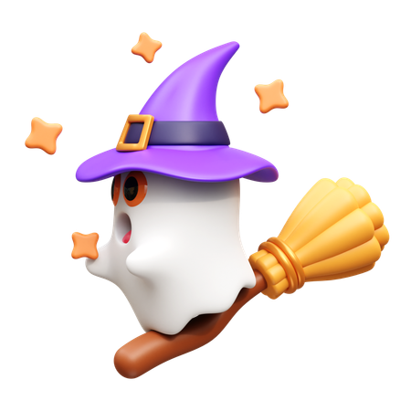 Ghost Witch  3D Icon