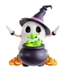 Ghost With Cauldron
