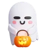 Ghost with Pumpkin