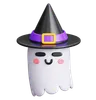 Ghost with Witch Hat