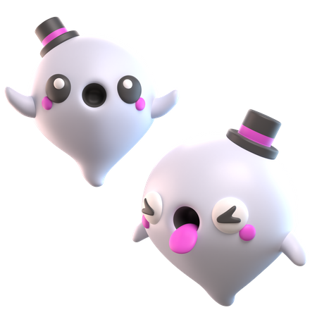 Ghosts  3D Icon