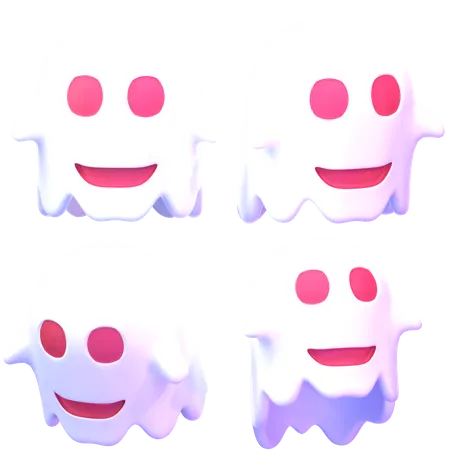 Ghosts  3D Icon