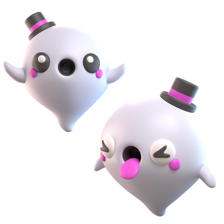 Ghosts  3D Icon