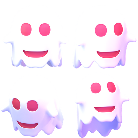Ghosts  3D Icon