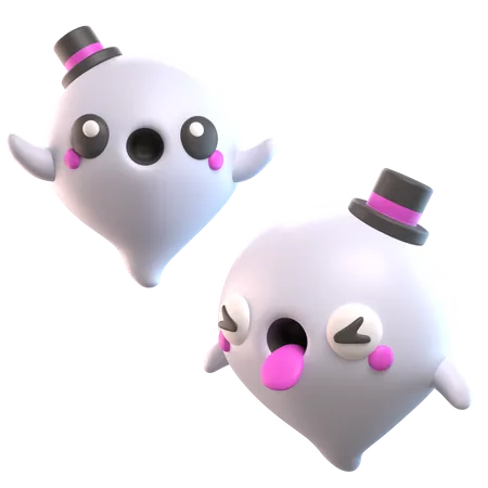 Ghosts  3D Icon