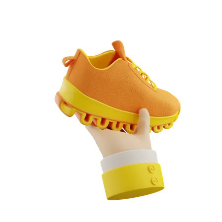 Schuhe geben  3D Icon