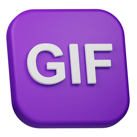 Gif  3D Icon