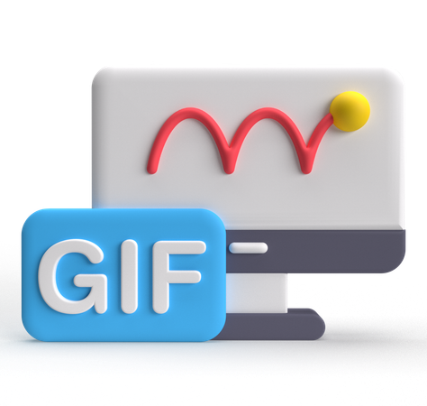 Animação gif  3D Icon