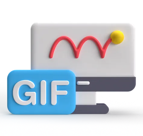 Animação gif  3D Icon