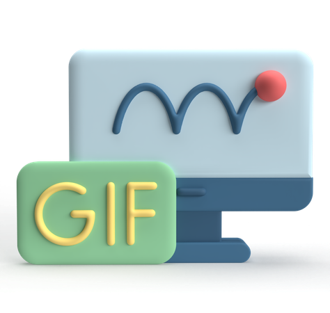 Gif Animation  3D Icon