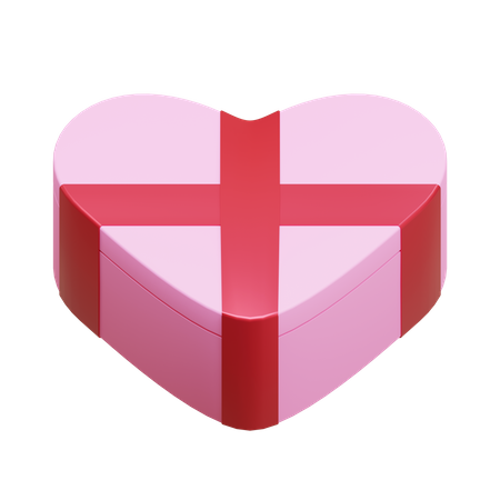 Gif en forma de corazon  3D Icon