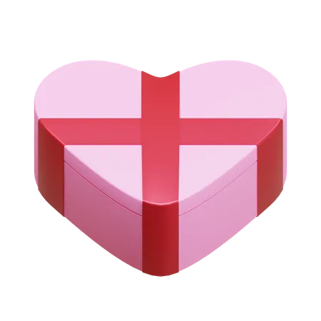 Gif en forma de corazon  3D Icon