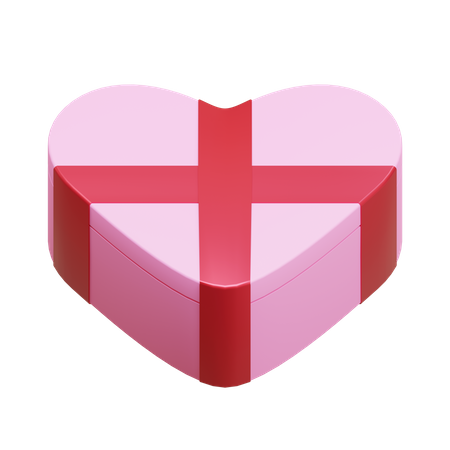 Gif en forme de coeur  3D Icon