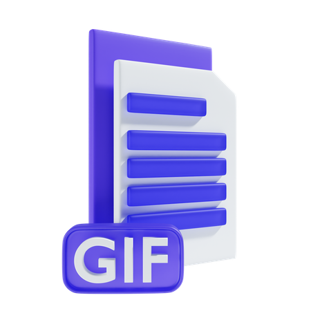 GIF file  3D Icon